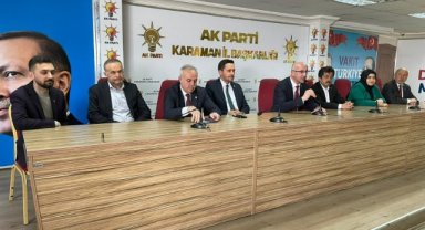 AK Parti Karaman İl Başkanlığı'nca Ramazan Bayramı dolayısıyla bayramlaşma töreni düzenlendi.