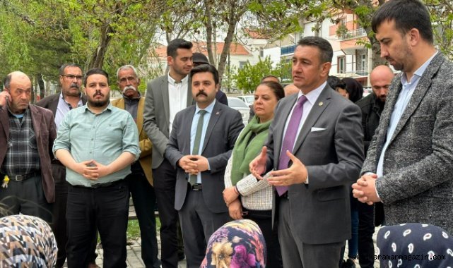CHP’Lİ ADAYLAR ÇARŞIDA, MAHALLEDE, KÖYDE; VATANDAŞIN YANINDA
