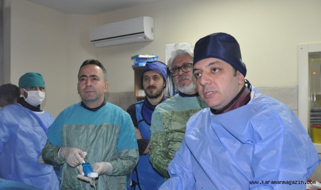 KARAMAN EĞİTİM VE ARAŞTIRMA HASTANESİNDE İLKLER DEVAM EDİYOR...