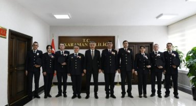 Karaman İl Emniyet Müdürlüğü ve Polis Okulundan 10 Nisan Türk Polis Teşkilatının Kuruluş Yıl Dönümü ve Polis Haftası Ziyareti