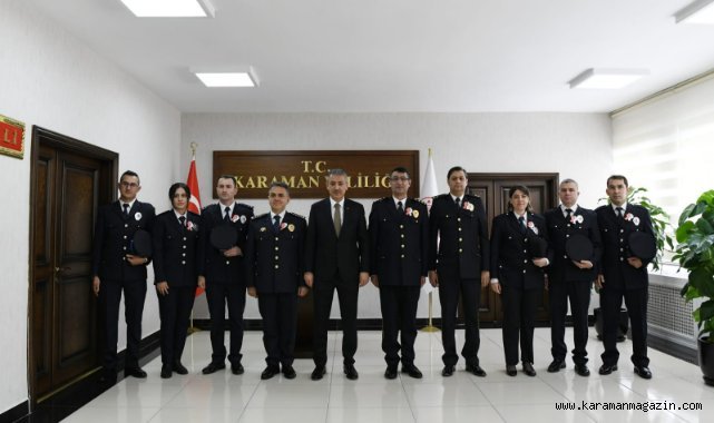 Karaman İl Emniyet Müdürlüğü ve Polis Okulundan 10 Nisan Türk Polis Teşkilatının Kuruluş Yıl Dönümü ve Polis Haftası Ziyareti