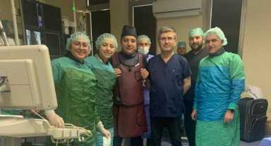 LOKAL ANESTEZİ İLE KALP DELİĞİ KAPATILDI.