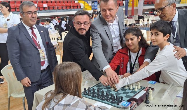 OKUL SPORLARI SATRANÇ GRUP MÜSABAKALARI KARAMAN'DA BAŞLADI