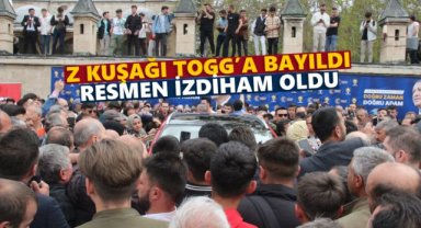 Karaman’da TOGG izdihamı