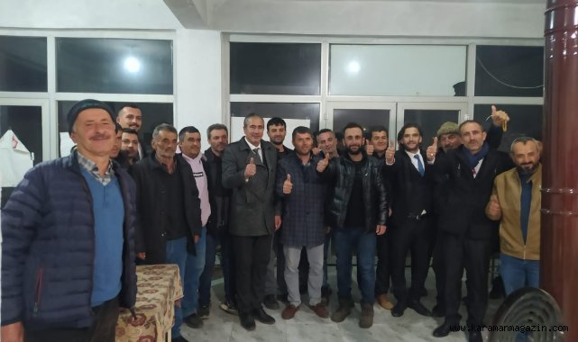 Mücahit Taşkıran Sarıveliler'e Çıkarma Yaptı;