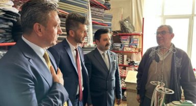 ÜNVER ERMENEK'TE SEÇİM OFİSİ AÇILIŞINDA KONUŞTU