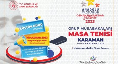 ANALİG MASA TENİSİ GRUP MÜSABAKALARI KARAMAN’DA YAPILACAK