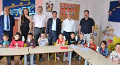 TORKU’DAN HATAY’DAKİ OKULLARA SÜT DAĞITIMI