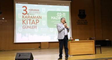 ÜNLÜ YAZAR ALİŞAN KAPAKLIKAYA KARAMANLILARLA BULUŞTU