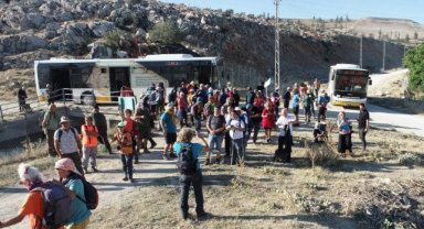 KARAMAN BELEDİYESİ PERS YOLU YÜRÜYÜŞCÜLERİNİ AĞIRLADI