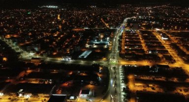 İBRAHİM ÖKTEM BULVARI IŞIL IŞIL OLDU