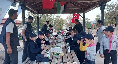 AGD İZCİLİK KULÜBÜ GAZZE İÇİN DOĞA YÜRÜYÜŞÜ GERÇEKLEŞTİRDİ