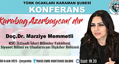 TÜRK OCAKLARINDAN KONFERANS