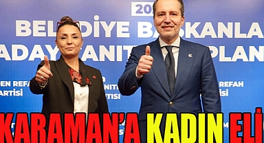 ''Hayalindeki Karaman'a Kadın eli