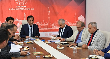 İl Müdürü Çalışkan, İlçe Milli Eğitim Müdürleriyle Bir Araya Geldi