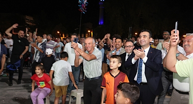 AKTEKKE KENT MEYDANI’NDA MİLLİ MAÇ HEYECANI