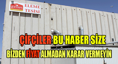 ÇİFÇİLERE MÜJDE BU HABER SİZE
