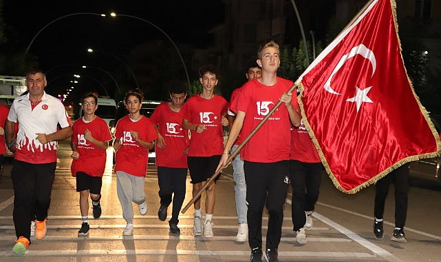 KARAMAN’DA “15 TEMMUZ SANCAK KOŞUSU” DÜZENLENDİ