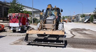 YENİ SANAYİ SİTESİNDE SICAK ASFALT ÇALIŞMASI