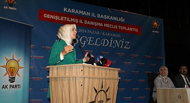 Aile ve Sosyal Hizmetler Bakanımız Mahinur Özdemir Göktaş karaman'da