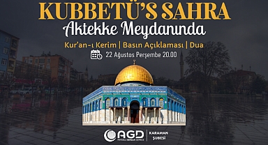 KUBBETÜ’S SAHRA AKTEKKE MEYDANINDA