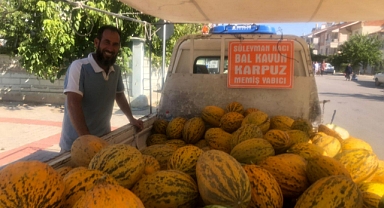 SÜLEYMANHACI KAVUNU PAZARDA YERİNİ ALDI