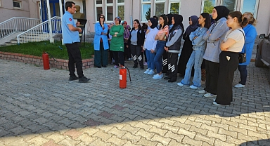 GSB KARAMAN YURTLARINDA YANGIN EĞİTİMİ VE TATBİKATI GERÇEKLEŞTİRİLDİ