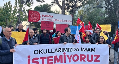 İzmir Bornova laiklik için ayakta: Okullarımızda imam istemiyoruz!