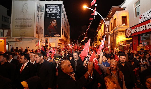 29 EKİM CUMHURİYET YÜRÜYÜŞÜ YAPILDI