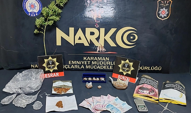 Emniyet Karaman’da Suç ve Suçlulara Geçit Vermedi: 4 kişi tutuklandı