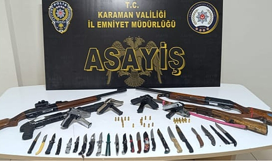 Karaman'da Aranan 18 Şahıs Yakalandı