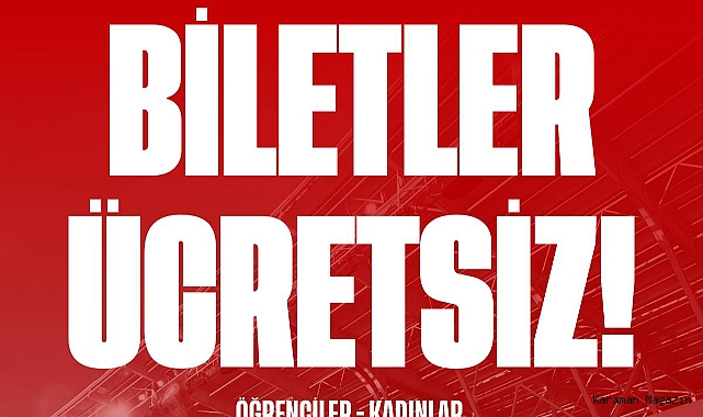 KARAMAN FK’DAN ANLAMLI JEST: 20 YAŞ ALTI VE KADINLARA MAÇ ÜCRETSİZ!