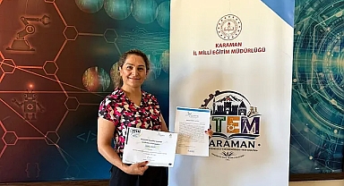 Karaman BİLSEM Öğretmeni Gülsen Metin, Avrupa'nın STEM Ağı Scientix'in Elçisi Oldu