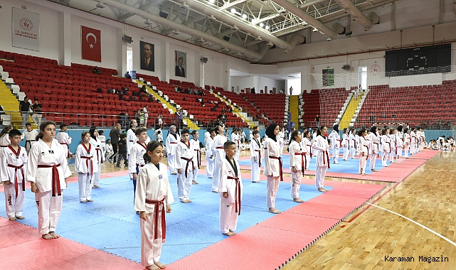 KARAMAN’DA SİYAH KUŞAK HEYECANI: YAKLAŞIK 600 SPORCU TERFİ İÇİN TER DÖKTÜ