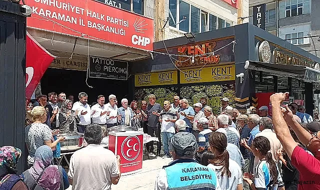MHP Karaman Teşkilatından Muharrem Ayında Aşure İkramı