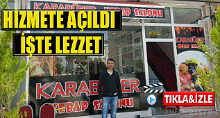 Karaman’da 3 Kuşaktır devam eden lezzet, (Abdi) ”Abdurrahman Karabüber’in” işletmesini yaptığı Karabüber Parmak Kebap ve Yemek salonu hizmet vermeye başladı.